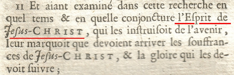 Gaspard Migeot – 1 Pierre 1:11, gros plan