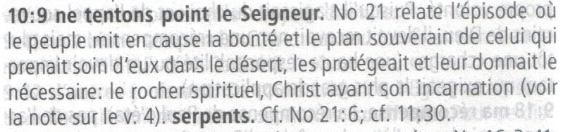 John MacArthur Note 1 Cor 10:9