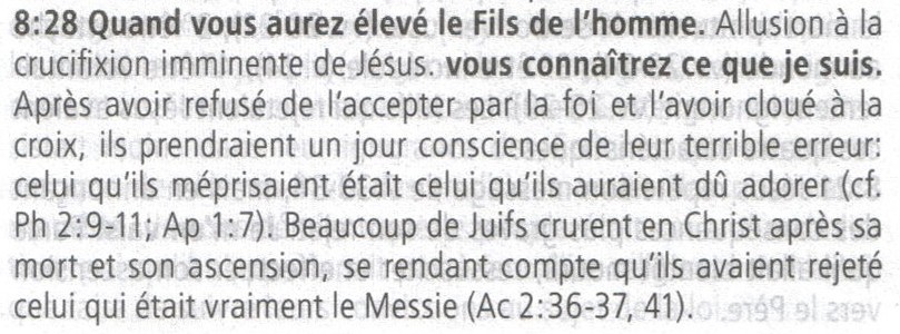 John Mac Arthur Jean 8:28