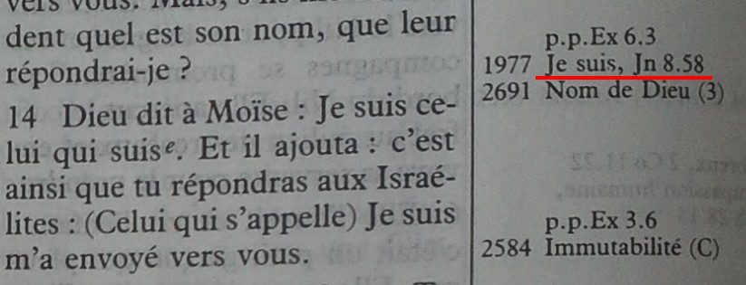 Thompson Exode 3:14 note